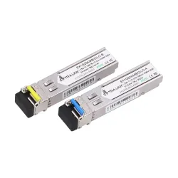 SFP WDM modul | 1.25Gbps LC 1310/1550nm 3km SM DOM (par)